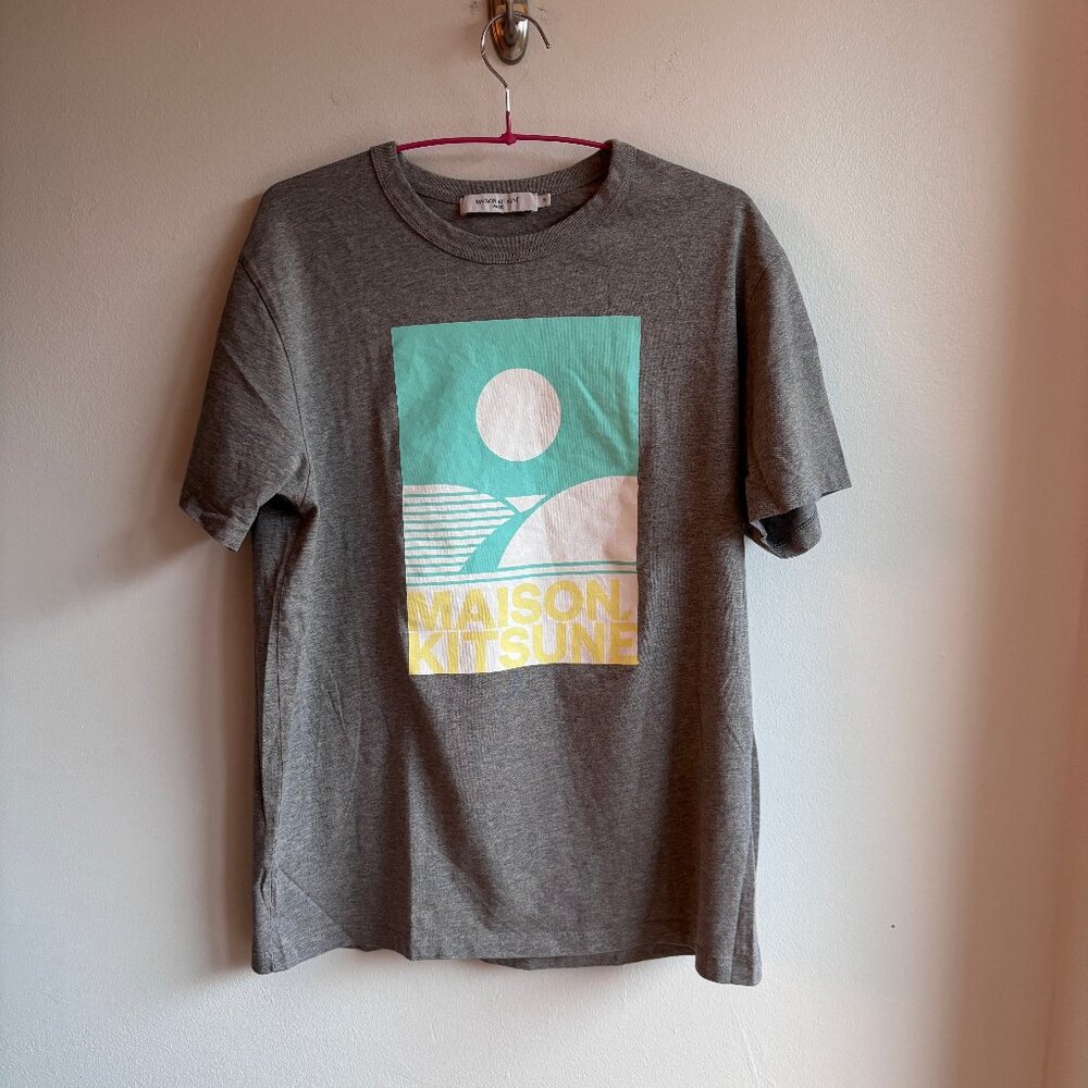 Maison Kitsuné x Anthony Burrill Limited Edition Graphic T-Shirt - Size M - Picture 2 of 9